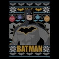thumbnail image 2 of Men's Batman Ugly Christmas Sweater Print  Sweatshirt, 2 of 4