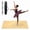 Brown, variant on Dance Floor Mat 6x4 Ft Non-Slip PVC Surface for Ballet Jazz Fitness Portable