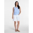 thumbnail image 3 of Time and Tru Women's Flowy Lace Inset Tank , Sizes XS-XXXL, 3 of 6