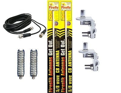 FIRESTIK - ANTENNA CB FL3-B 3 PIEDI ""FIREFLY"" 5/8 WAVE 100 WATT