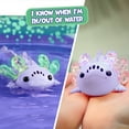 thumbnail image 5 of Fingerlings Interactive Baby Axolotl, Auggie (Purple), Swims & Lights Up, 5 of 9