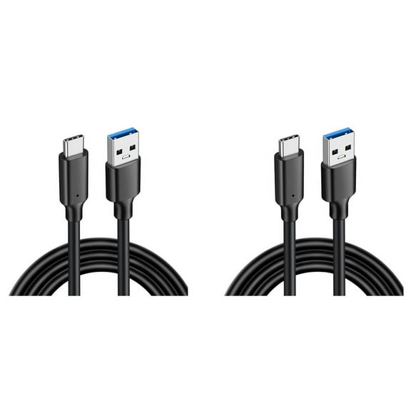 2X USB3.2 10Gbps Type C Cable USB A To Type-C 3.2 Data USB C SSD Cable PD 60W 3A Quick Charge 3.0,1M