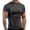 a-Dark Gray7519, variant on Mens T-Shirt Slim Fit Half High Neck Short Sleeve Workout Tees Contrast Print Quick Dry Tops For Gym Fitness Casual Daily Wear Fashionable Top