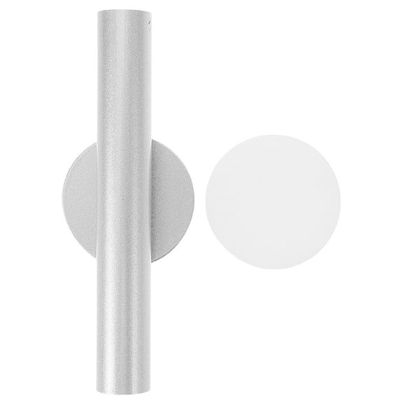 VORCOOL 1Pcs Hanging Wall Vase Silver Metal Flower Container Self Adhesive for Indoor and Outdoor Use