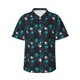 thumbnail image 1 of Balery Animal Footprints Camisas hawaianas de manga corta para hombre, camisas playeras de corte holgado, camisas de vacaciones con botones,3X-Large, 1 of 7