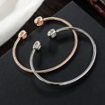 thumbnail image 1 of Zeus Bracelets Manchette Bracelet en Acier Inoxydable Fait Main Confortable pour la Décoration, 1 of 7