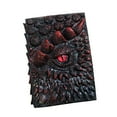 thumbnail image 3 of veasfak Journal Artistique Rétro en Relief 3D Sculpture Dragon Journal Rouge, 3 of 9