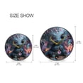 thumbnail image 6 of WOBOGO Super Cute Dragon Acrylic Wall Clock Battery Operated 9.5in Silent No Tick Bedroom Living Room Office Classroom Decoration, 6 of 10