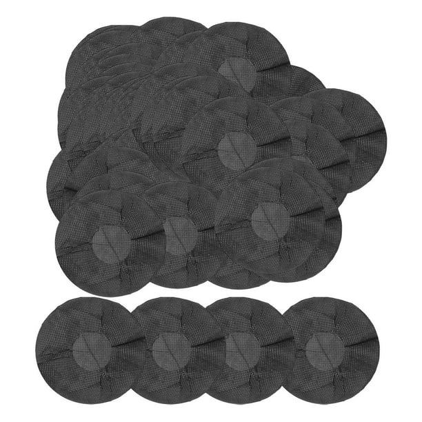 Fundas desechables para auriculares, fundas para almohadillas, fundas para auriculares, 100 unidades para la mayoría Negro