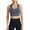Gray, variant on Hooded Sports Bras for Women High Support,Racerback High Impact Sports Bra Push up Workout Yoga Bra
