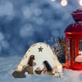 thumbnail image 3 of Nativity Resin Ornaments Easter Table Decorations Resin Decorations Christian Nativity Resin Ornaments Decorations Nativity Scene Handicraft Easter Table Decorations, 3 of 8