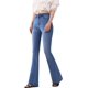 thumbnail image 3 of Jeans Acampanados Elásticos Curvos De Forma Completa Para Mujer Azul Claro 8, 3 of 5