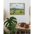 thumbnail image 6 of Drsoum Vintage Grassland Landscape Wall Art Classic Retro Countryside Prints Rustic Farmhouse Decorations for Living Room Bedroom 8x10in Natural Framed, 6 of 6