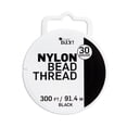 thumbnail image 2 of (2 pack) Cousin DIY Nylon Beading Thread, Black, 30 Gauge, 300 ft Roll, Jewelry and Craft, 2 of 8