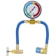 thumbnail image 1 of Adaptador de manguera de carga R134A, kit de recarga de refrigerante con manómetro, acoplador rápido para vehículos, 1 of 6