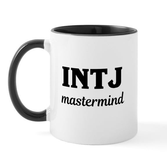 CafePress - Intj Mastermind Myers Briggs Personality Mugs - 11 oz Ceramic Mug - Novelty Coffee Tea Cup