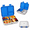 Blue, variant on PoppiKids Bento Lunch Box Stainless Steel 3-Compartment Leakproof BLUE