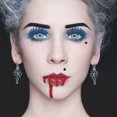 thumbnail image 4 of Halloween Beauty Essentials Cosmetics Faux Eyelashes - Blue False Lashes, 4 of 5