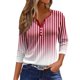 thumbnail image 1 of Top de cuello redondo estampado SCZ moda informal mujer rosa fuerte talla M, 1 of 5