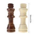 thumbnail image 3 of 32Pcs/lot Wooden International Chess Pieces with No Board, Portable Chess Pieces Replacement Tournament Chess Pieces Set, 3 of 8