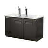 True TDD-2 58" Beer Cooler with 2 Taps and a 2 Keg Capacity