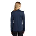 thumbnail image 2 of Port Authority Adult Female Women Plain Long Sleeves Polo Navy 3X-Large, 2 of 4