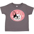 thumbnail image 3 of Inktastic French Bulldog Dog Girls Toddler T-Shirt, 3 of 5