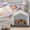 thumbnail image 2 of Casa Elevada para Perros Dopliv con Tienda Impermeable para Mascotas Medianas, 2 of 7