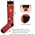 thumbnail image 3 of Coolnut Thanksgiving Turkey Compression Socks for Men & Women 1 Pack, Knee High Stockings for Running, Sport, Hiking & Travel, 3 of 6