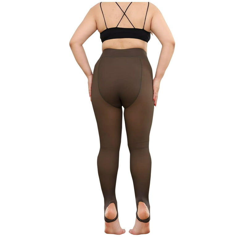 Plus Size Tights for Women, High Waist Leggings Pantyhose Thermal