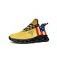 thumbnail image 1 of Zapatillas deportivas planas Trump Never Surrender para hombre y mujer, deportivas con cordones de malla, hechas a medida, 1 of 6