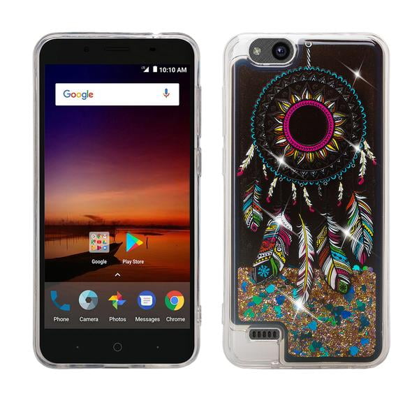 Zte Tempo X N9137 Zte Blade Vantage Case Zfive C Zfive G Z557bl Z558vl Glitter Sparkle Liquid Quicksand Case Cover Dream Catcher Walmart Com Walmart Com