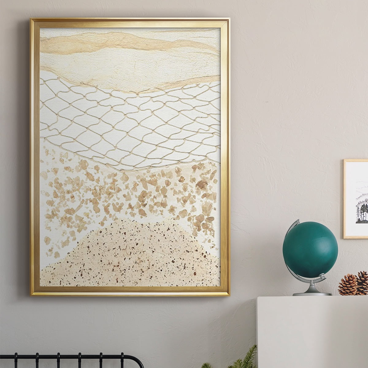 Coast Away II Premium Framed Print, in Gold, Black, or Silver - Ready to Hang