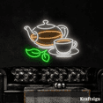 thumbnail image 2 of Craftnamesign Tea Neon Sign Wall Art Decor for Coffee Shop Home Bar Party Wedding, 2 of 4