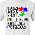 thumbnail image 4 of Inktastic Autism Awareness Acronym T-Shirt, 4 of 5