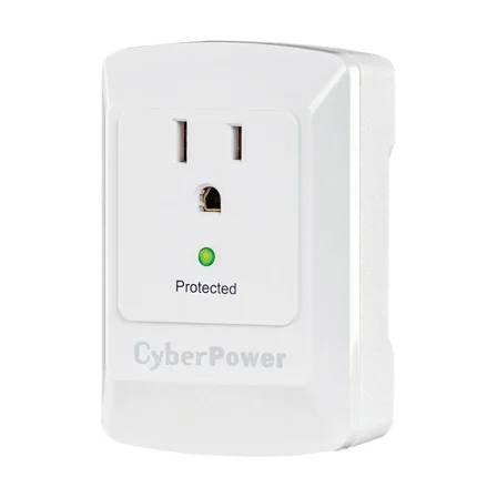 Cyberpower B100Wrc1 White Essential Surge-Protector Wall Tap