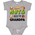 thumbnail image 3 of Inktastic Nuts About My Grandpa Peanut, Almond, Pistachio Boys or Girls Baby Bodysuit, 3 of 5