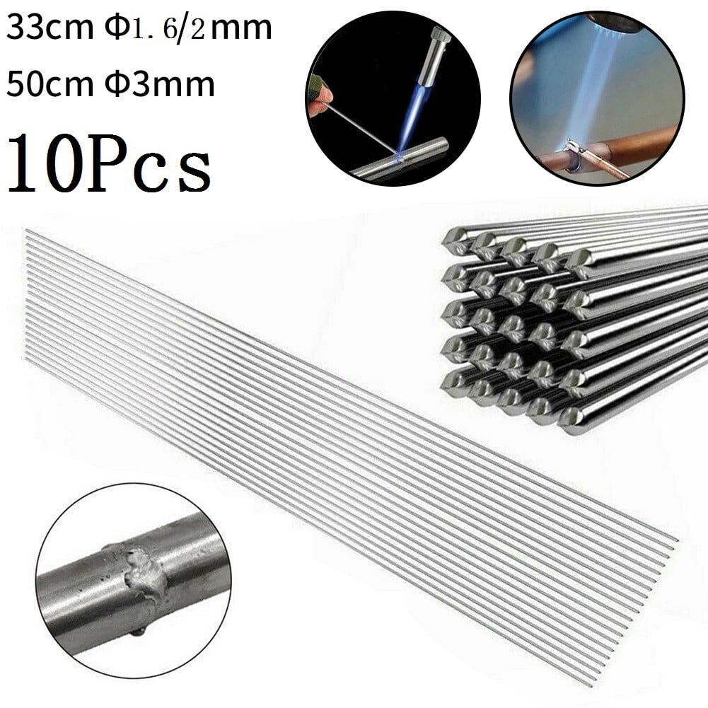 10Pcs Solution Welding Flux-Cored Rods Aluminum Wire Brazing Tools 33cm 2.0mm 