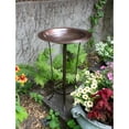 thumbnail image 5 of Achla Designs 18"Dia. Round Antique Finished Brass Classic Copper Birdbath w/Roman Bronze Wrought Iron Tulip Stand, 5 of 5