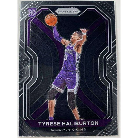 NBA 2020 Prizm Basketball Tyrese Haliburton Base Single Sports Card #262 (Rookie)