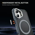 thumbnail image 4 of ELEHOLD Case for iPhone 16, Matte Skin Feeling Magnetic Case with Adjustable Camera Stand,Gray, 4 of 9