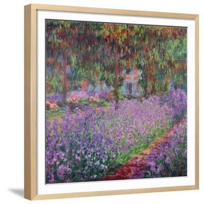 The Artist's Garden At Giverny, c.1900, Botanical Framed Art Print Wall Art by Claude Monet Sold by Art.Com