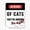 1pcs, variant on Beware Of Cats - They’Re Sneaky Er, Phone Decal Water Bottle Stickers Car Decals, Funny Birthday Gift