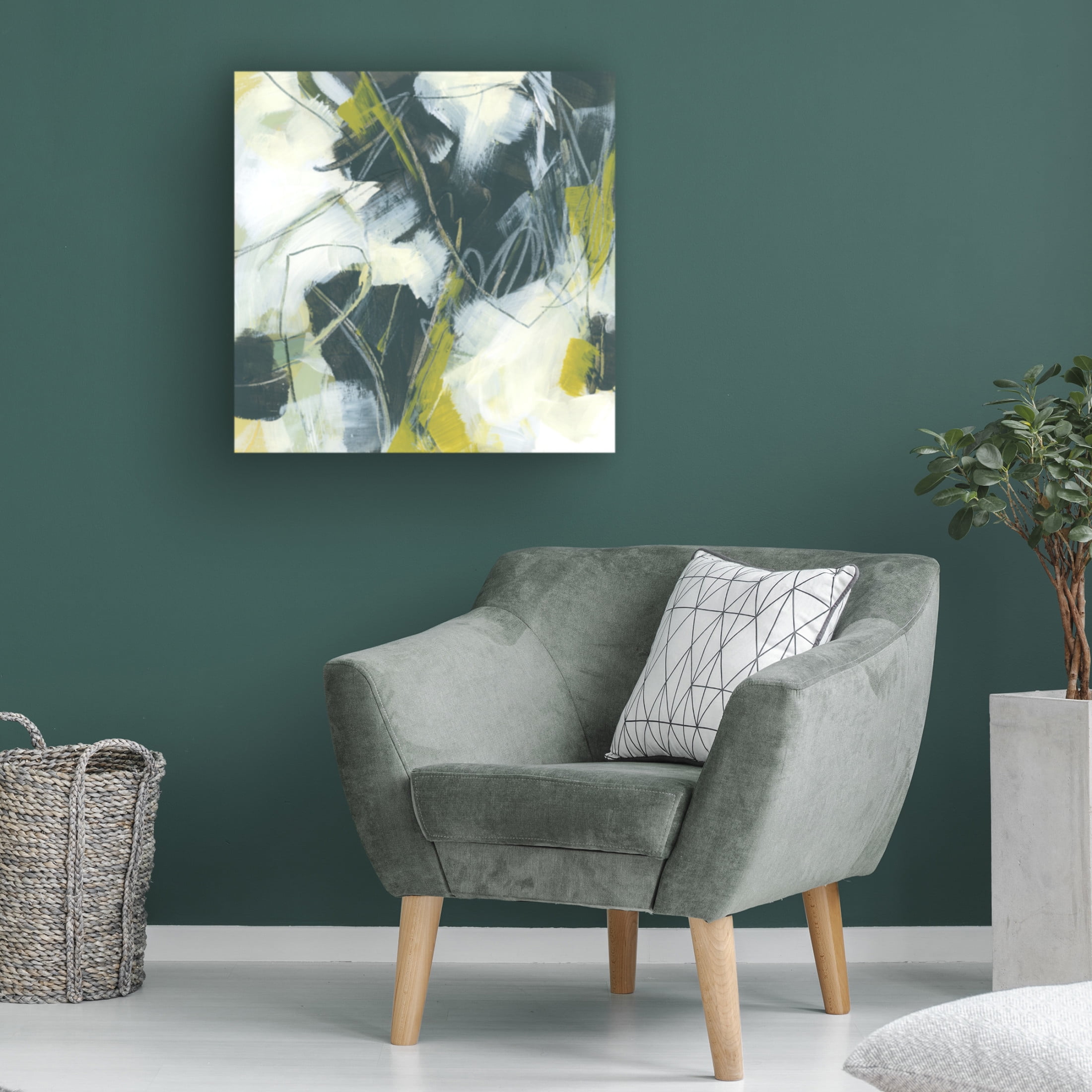 Trademark Fine Art June Erica Vess  Citron Synergy IV Canvas Wall Art