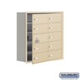 thumbnail image 1 of SalsburyIndustries 19158-10SRK Cell Phone Storage Locker With Front Access Panel - 5 Door High Unit, Sandstone, 1 of 1