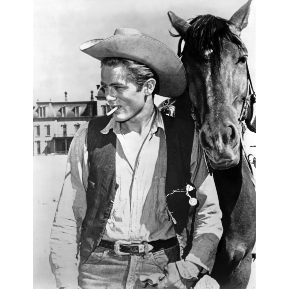 A Promotional Still Of James Dean in A Cowboy Costume Photo Print (24 x ...