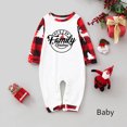 thumbnail image 2 of Penkiiy Christmas Pajamas for Family 2024 Matching Sets Lounge Sets for Women Couples Loungewear Sets Christmas Pjs 3 Months Red, 2 of 5