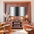 thumbnail image 3 of Indoor TV Cover for 40 Inch Flat Screen, Black White Stretch Fabric Dust Proof TV Screen Protector, Gradient Gray Monochrome Minimalist Stripe Slipcover Monitor Cover for LED LCD Smart TVs Computer, 3 of 9