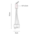 thumbnail image 2 of Paquete 500 piezas Cable multifuncional rojo 4 x 19, 2 of 3