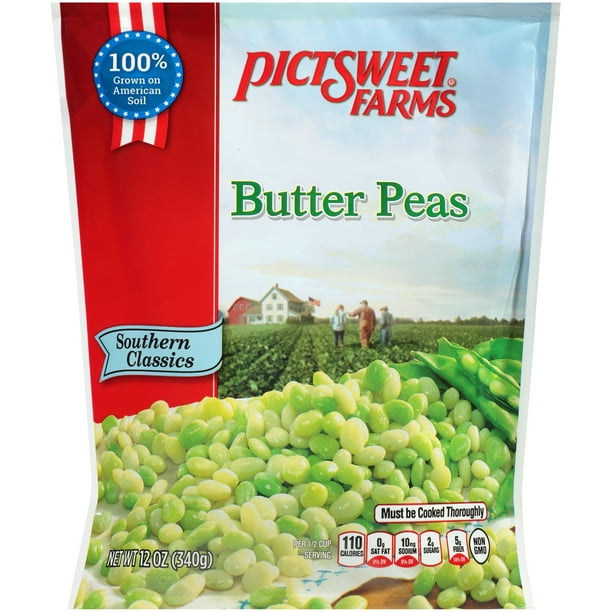 Pictsweet Farms® Southern Classics Butter Peas 12 oz. Stand Up Bag